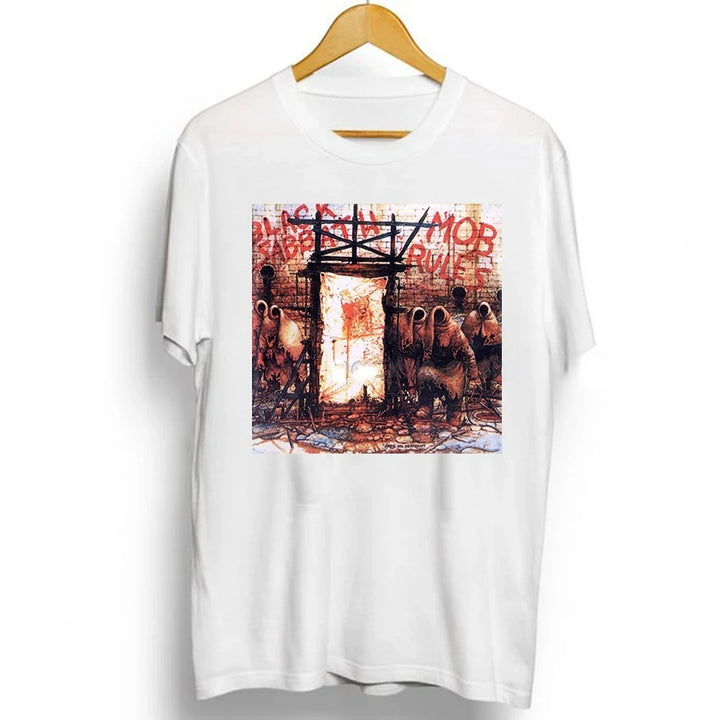 Unisex Black Metal Rock Band Graphic Tees