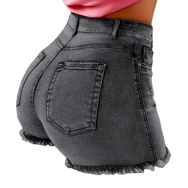 Vintage Distressed Denim Shorts