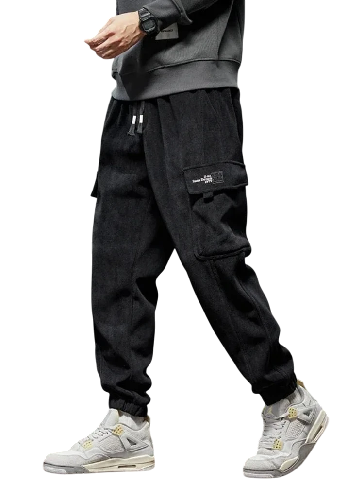 Stretchy Drawstring Harem Joggers