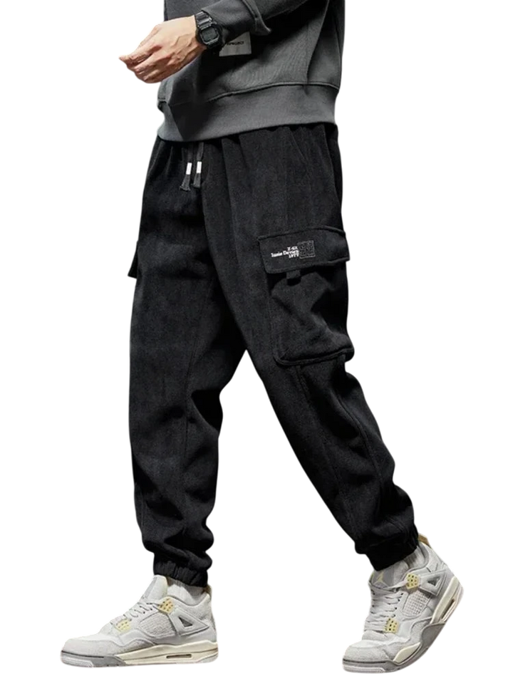 Stretchy Drawstring Harem Joggers