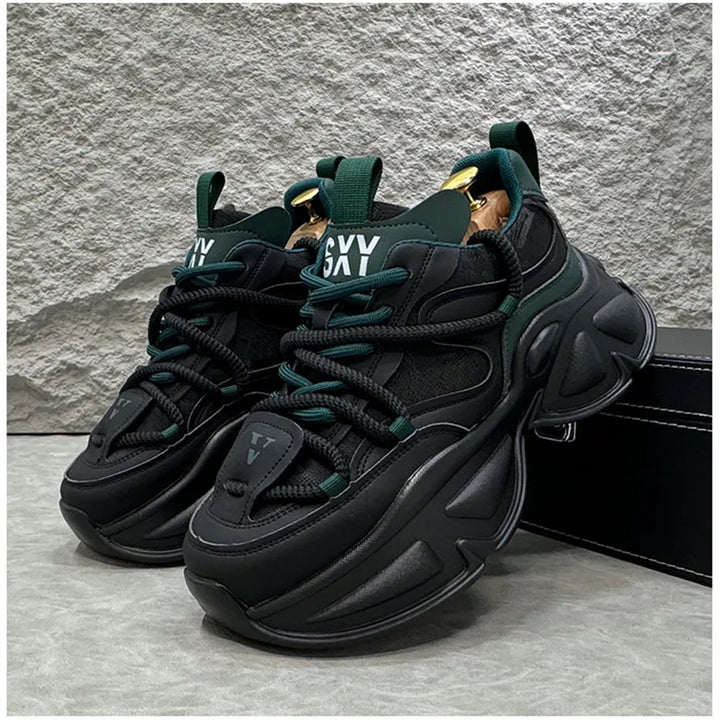Vulcanized Breathable Chunky Running Sneakers