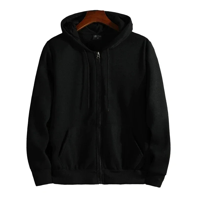 Zippered Hooded Tracksuit Set