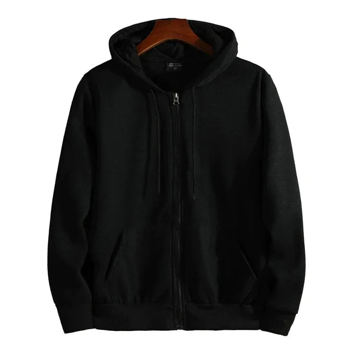 Zippered Hooded Tracksuit Set