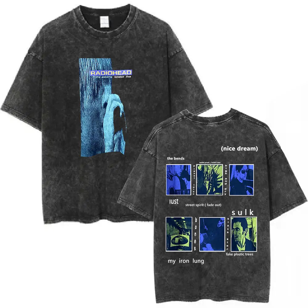 Radiohead Unisex Washed Cotton Tees
