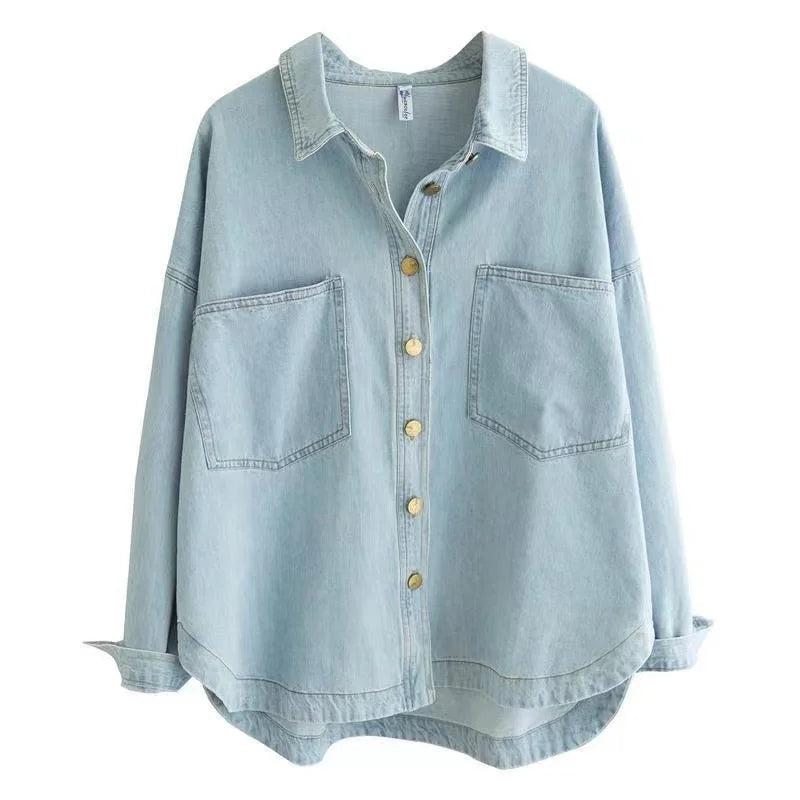Long Sleeve Denim Shirt