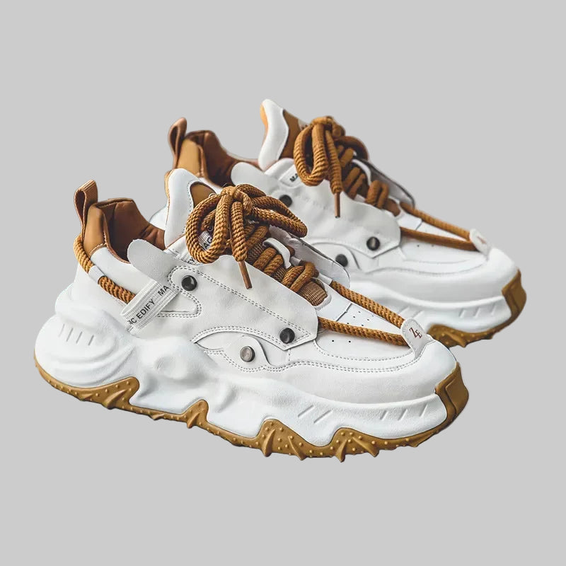Light Luxury Non-slip Wear-resistant Chunky Sneakers