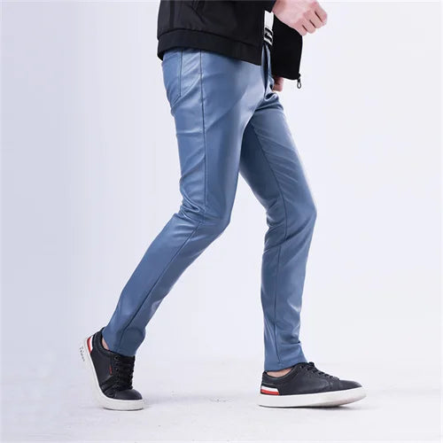 Men's Fashion Leather Pants