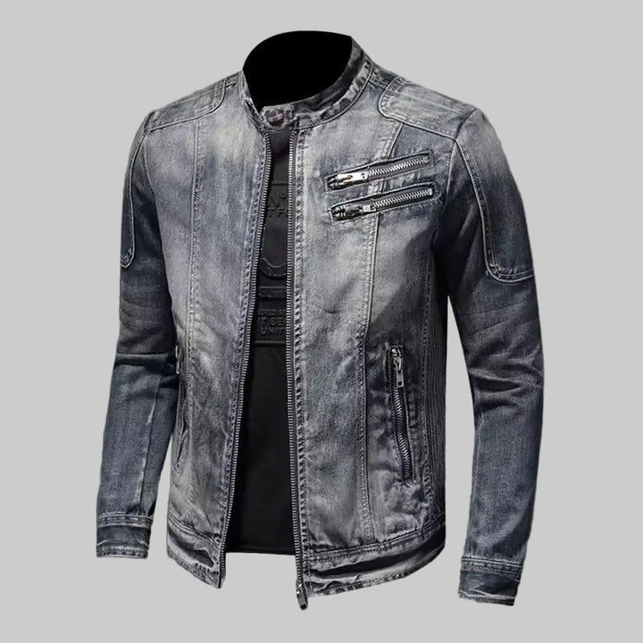 European Style  Vintage  Denim Jacket