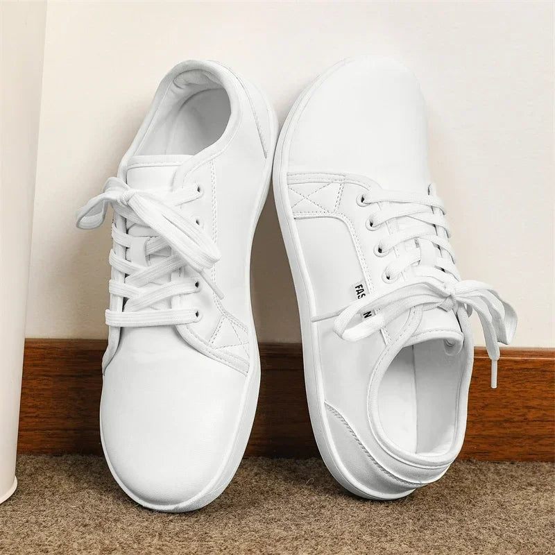 Barefoot Unisex Wide Width Leather Walking Shoes