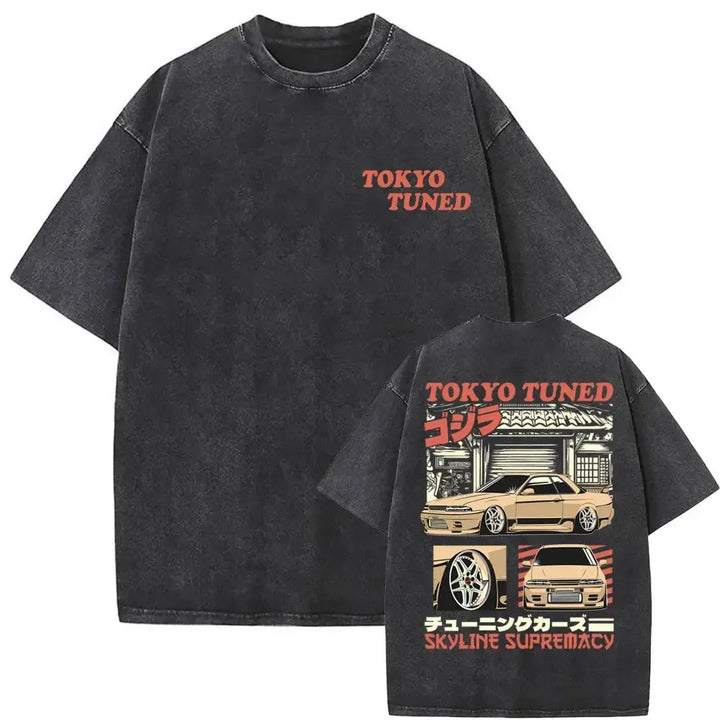 Anime Initial D Drift AE86 & JDM Vintage T-Shirt
