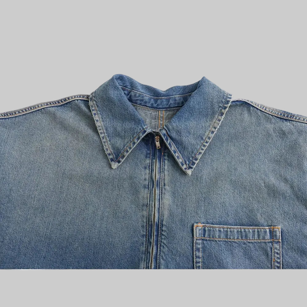 Chic Casual Loose Solid Denim Dress