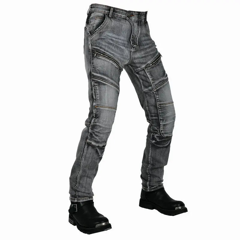 Tear-Resistant Y2K Motorcycle Riding Jeans