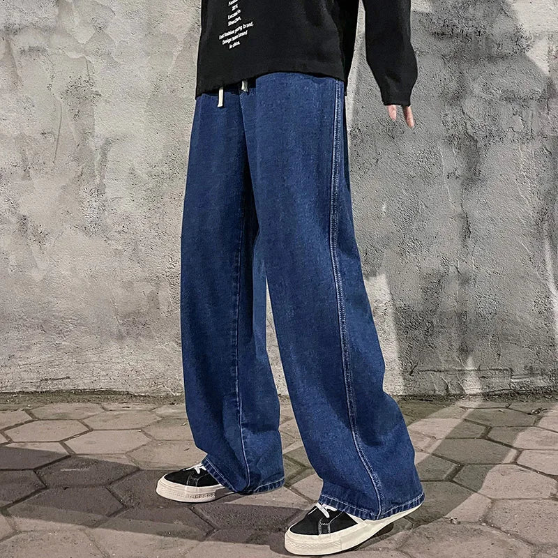 High Street Casual Wide Leg Jeans