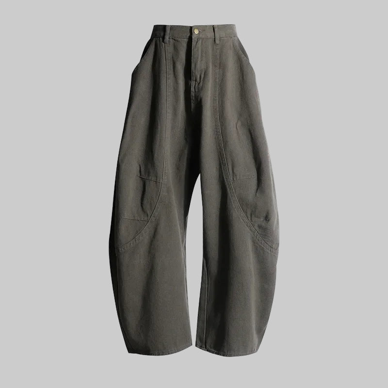 American Fashion-Inspired Wide-Leg Pants