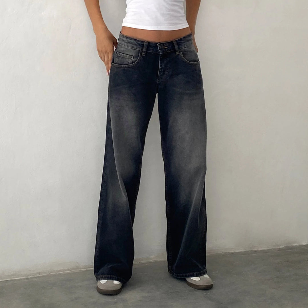 Trendy Y2K Low Rise Baggy Jeans