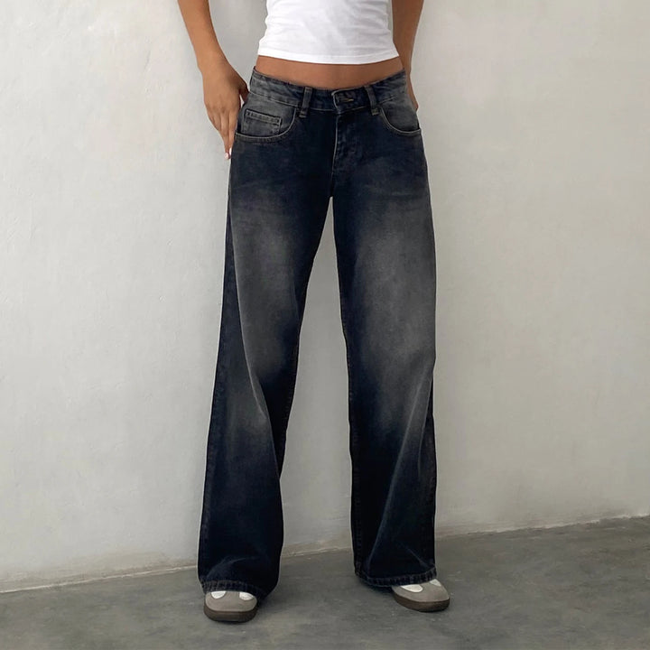 Trendy Y2K Low Rise Baggy Jeans