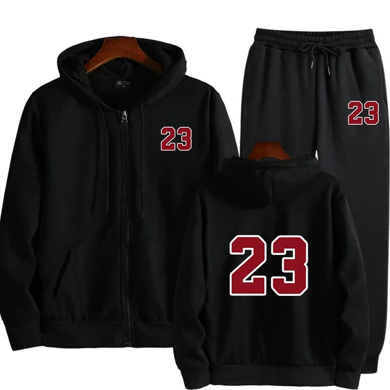 Zip Up Hooded Tracksuit