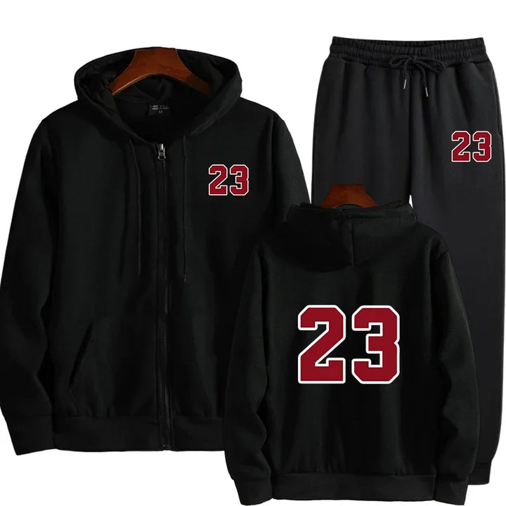Zip Up Hooded Tracksuit