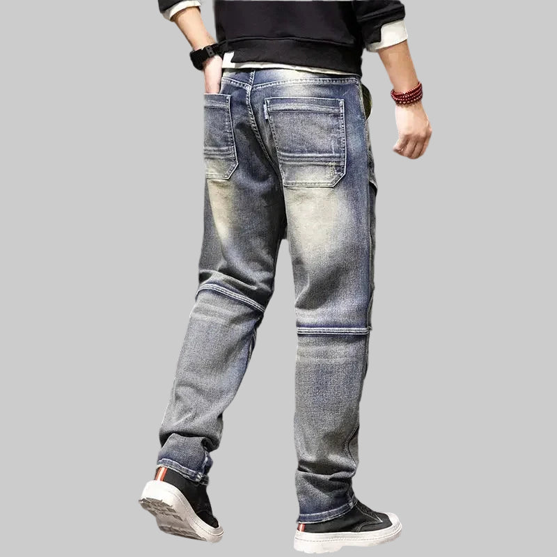 Multi-pocket Straight Fit Y2K Cargo Jeans