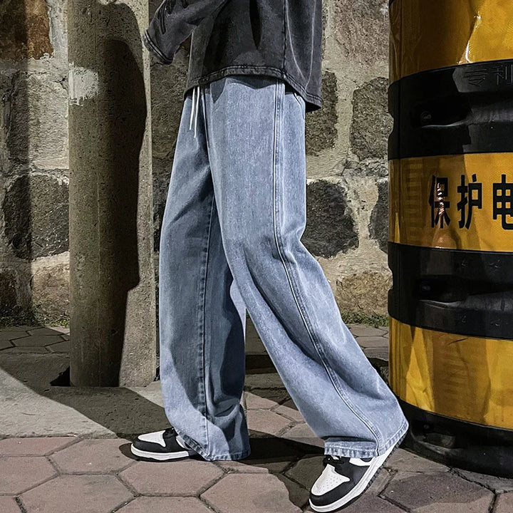 High Street Casual Wide Leg Jeans