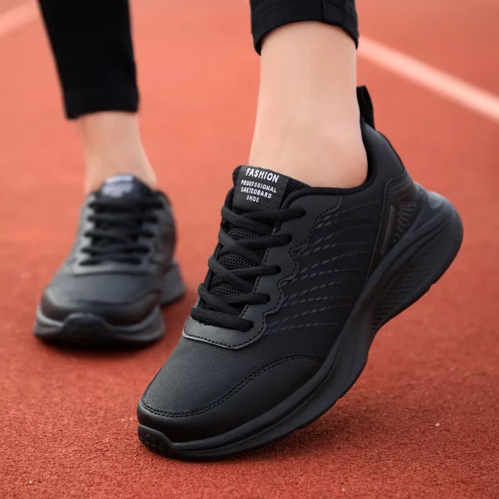 Waterproof Leather Chunky Sneakers