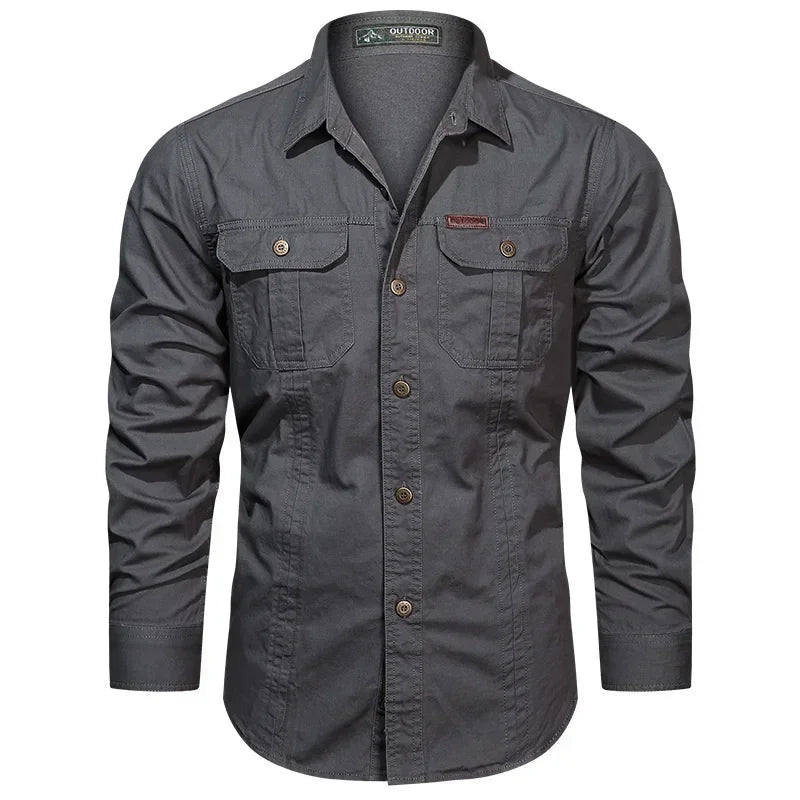 Safari Cotton Long Sleeve Shirt