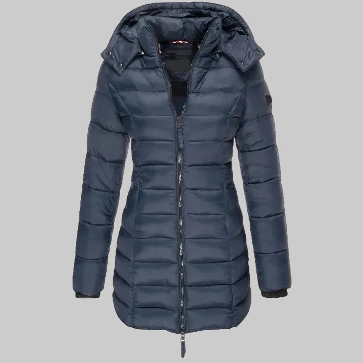 KORRA ™| Slim Fit down Mid-Length Jacket