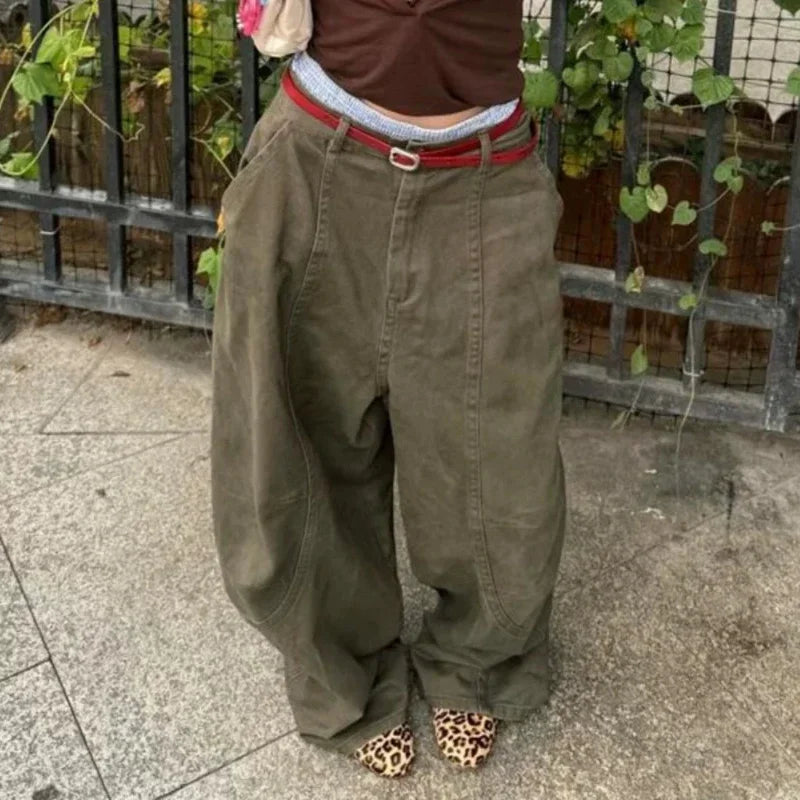 Vintage Cargo Parachute Pants