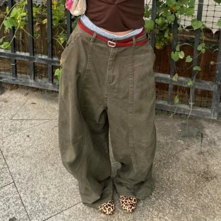 Vintage Cargo Parachute Pants