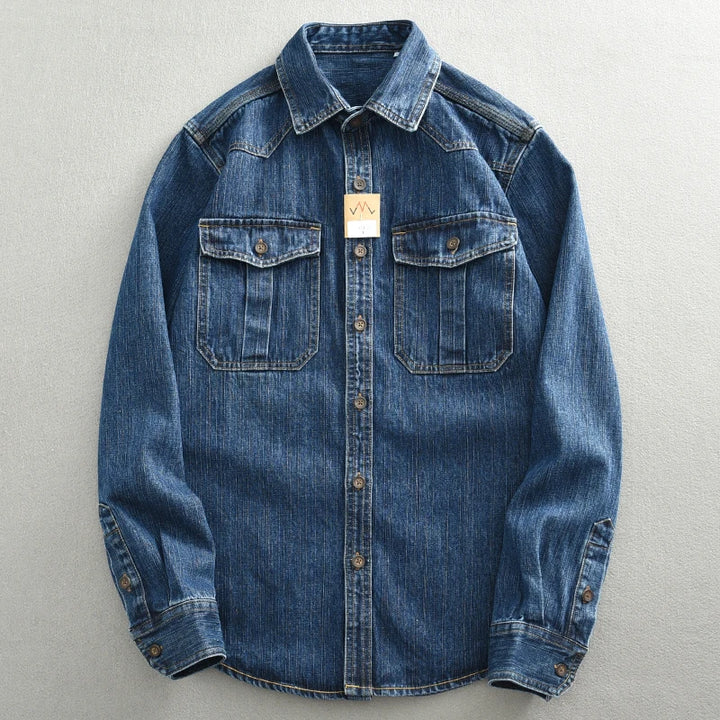 Loose Fit Heavy Duty Denim Shirt