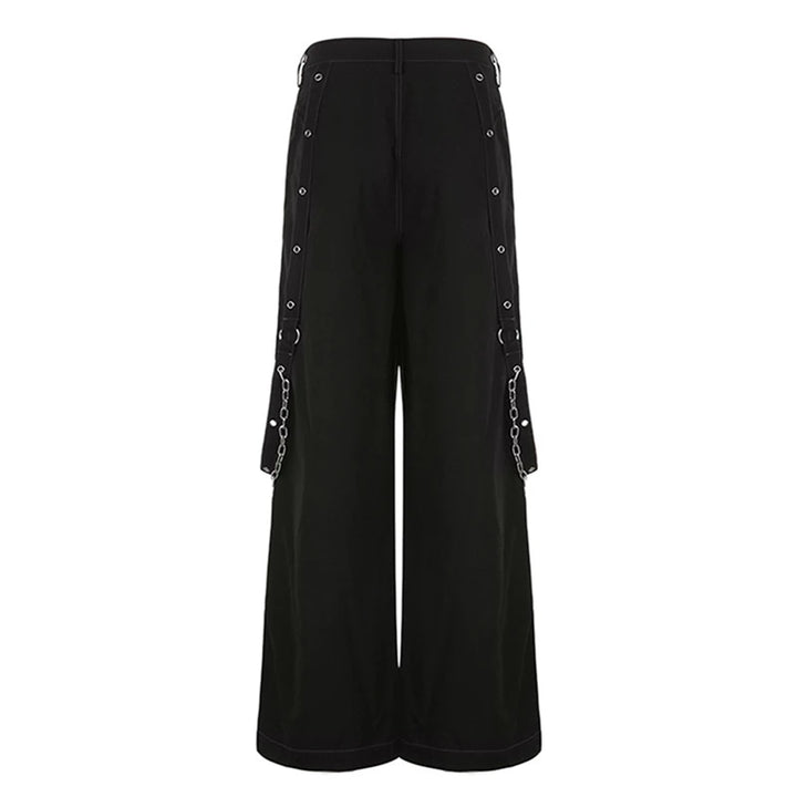 Punk Gothic Y2k Wide Leg Denim Pants