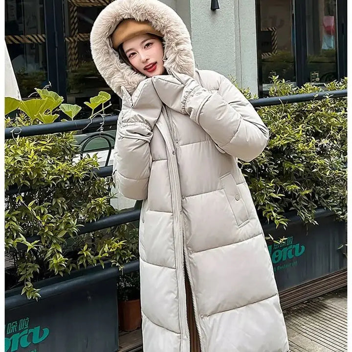 High-Quality Cotton Padded Stylish Winter Down Parka Coat
