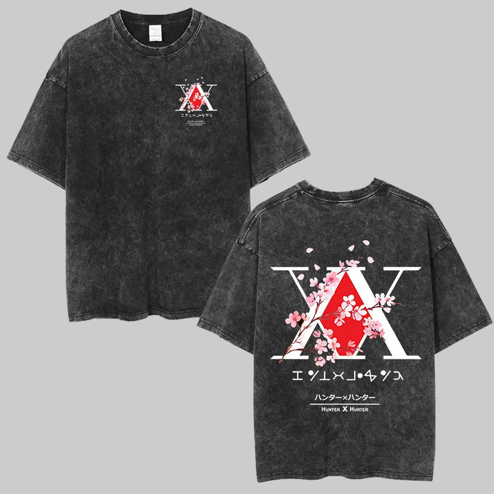 Vintage Washed Hunter x Hunter Logo T-Shirt