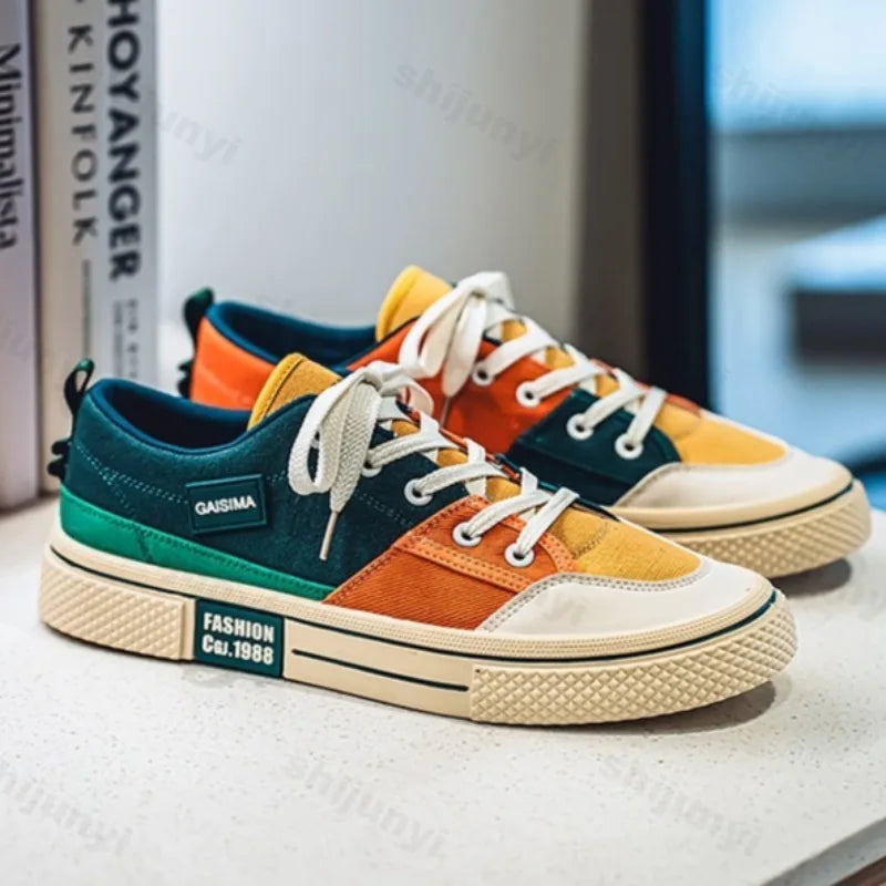 Breathable Non-Slip Color Block Sneakers