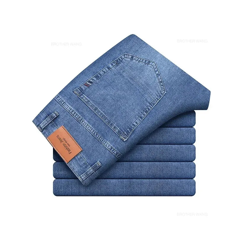 Slim Fit Comfortable Stretch Cotton Jeans