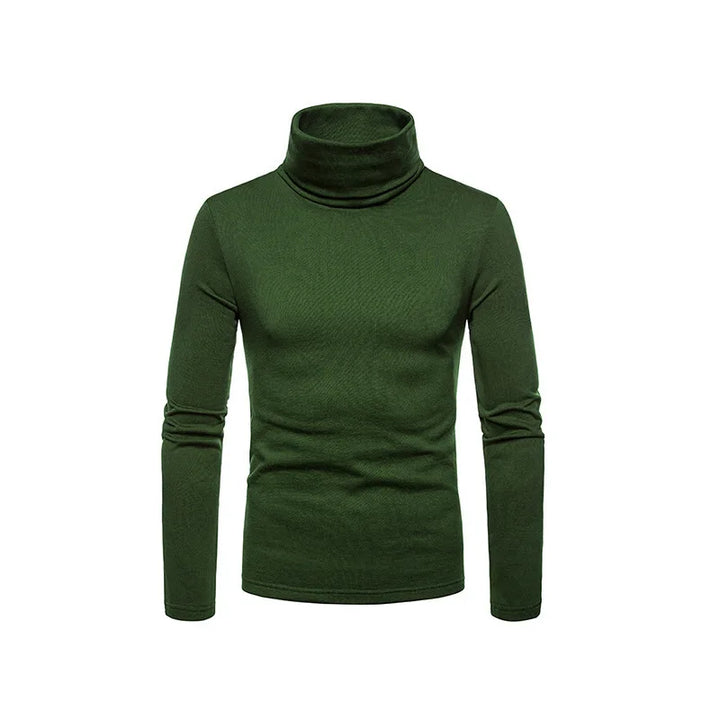 Casual Slim Fit High Collar Turtleneck Pullover