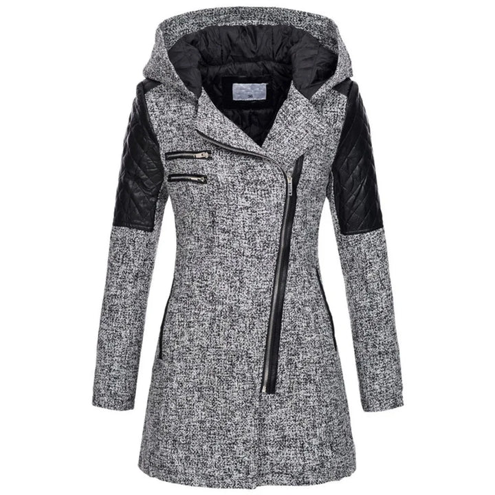 MARINA ™|Hooded Thick Wool Blend Loose Fit Jacket