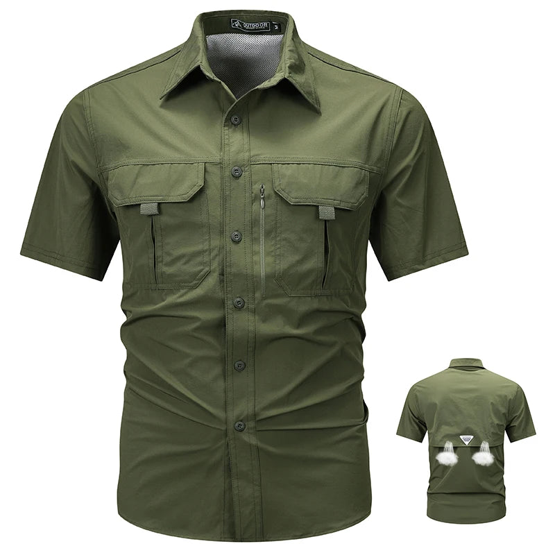 Outdoor Ice Silk Short-Sleeve Shirt
