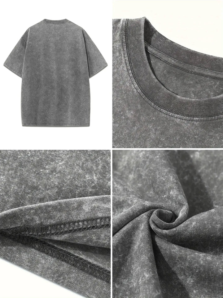 Oversized Graphic Print Cotton T-Shirt