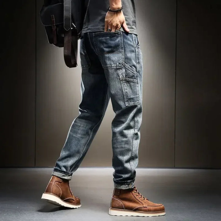 Retro Cowboy Straight Leg Jeans