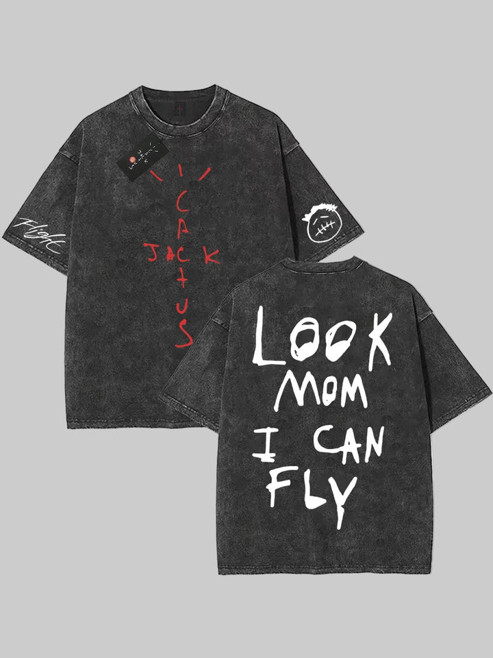 Unisex 100% Cotton Oversized Hip-Hop T-Shirt