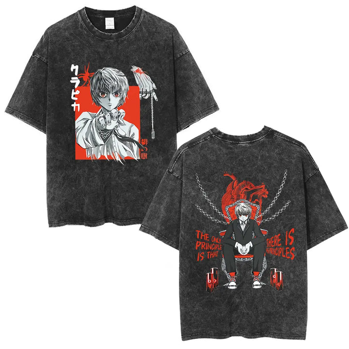 Vintage Washed Hunter x Hunter Logo T-Shirt