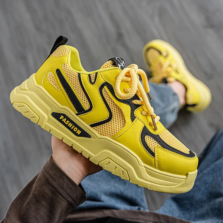 Breathable Low-Cut Thick Soles Chunky Sneakers