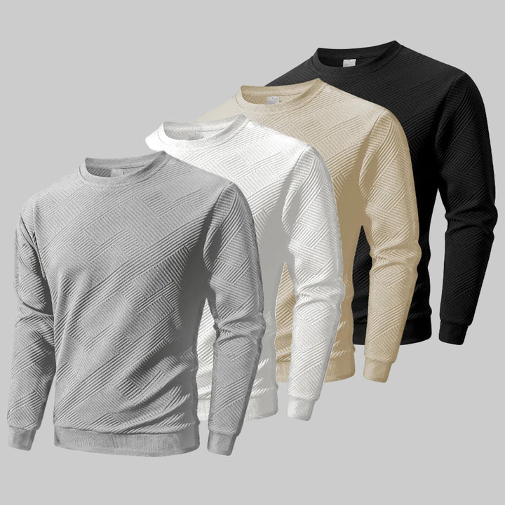 Basic Crew Neck Pullover Sweatshirt