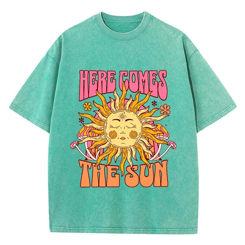 Oversized Graphic Print Cotton T-Shirt