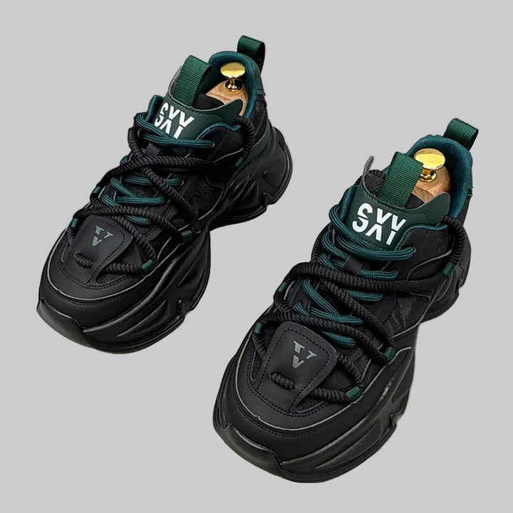 Vulcanized Breathable Chunky Running Sneakers