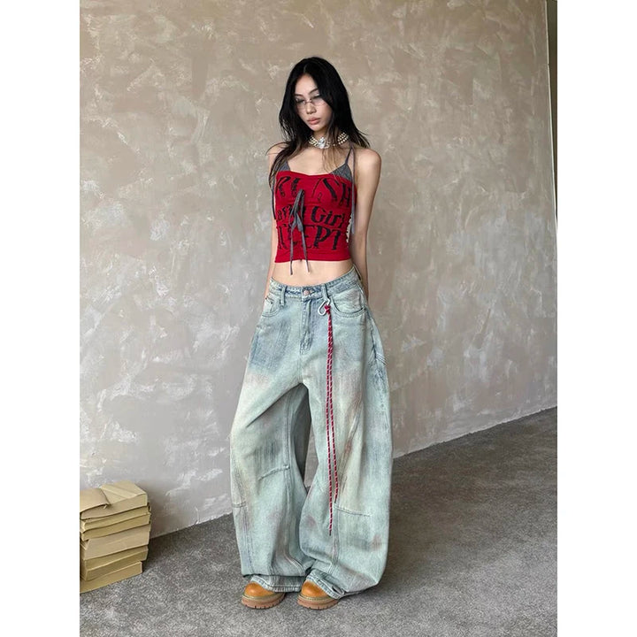 Y2K Harajuku Aesthetic Retro Denim Baggy Jeans