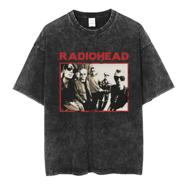 Radiohead Unisex Washed Cotton Tees