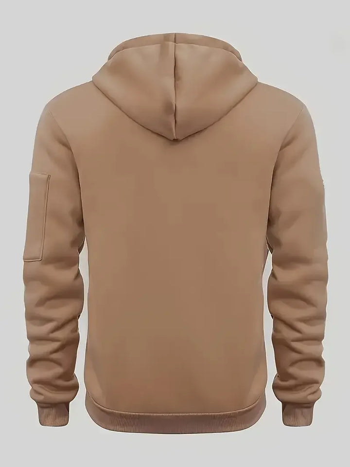 Solid color zipper hoodie Tactical Hoodies