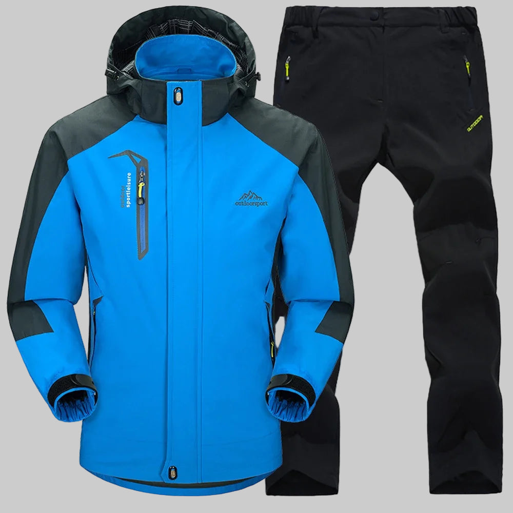Thermal Fleece Waterproof Hooded Hiking Jackets